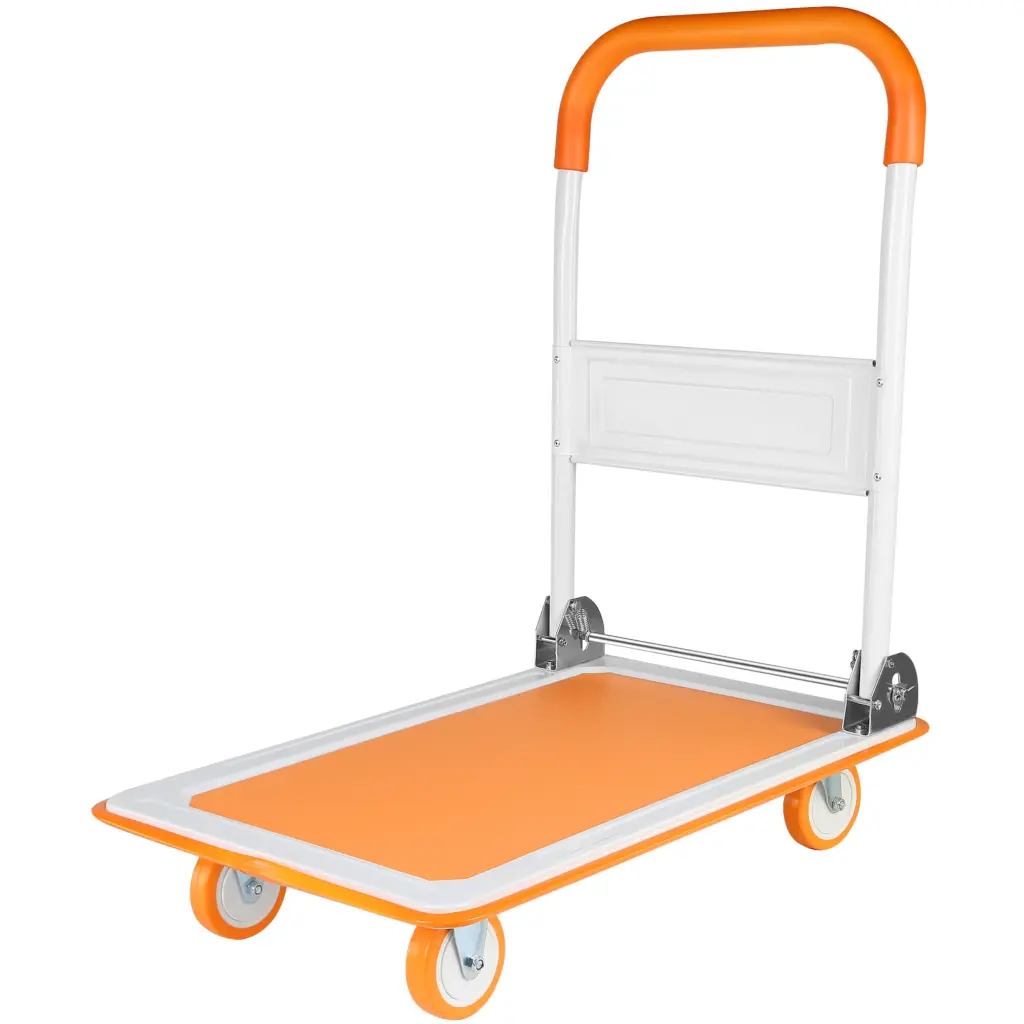Foldable Push Cart Dolly Moving Platform Hand Truck Easy Storage ys