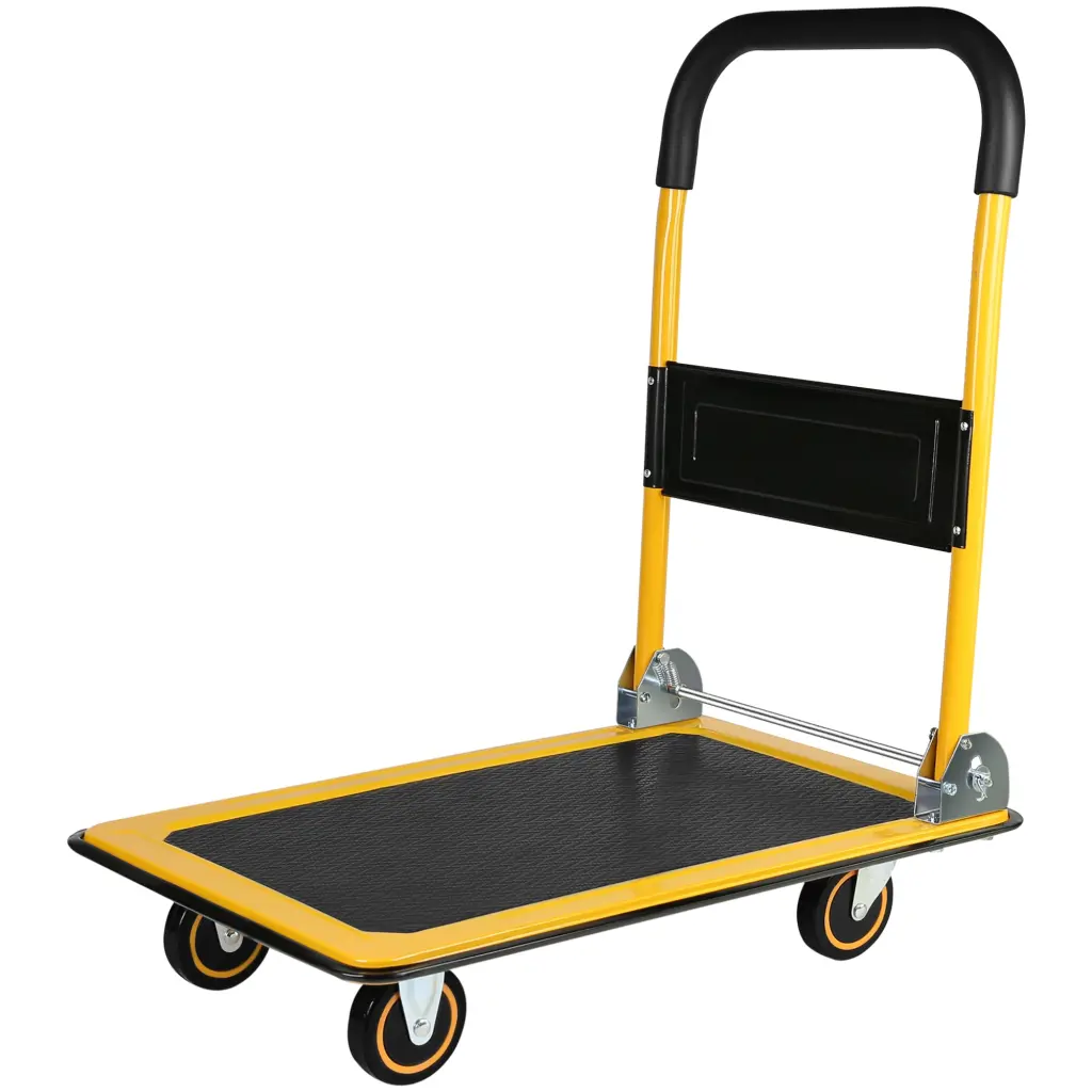Moving Platform Hand Truck Home Large Foldable Push Cart Dolly 330 Lbs Capacity ys