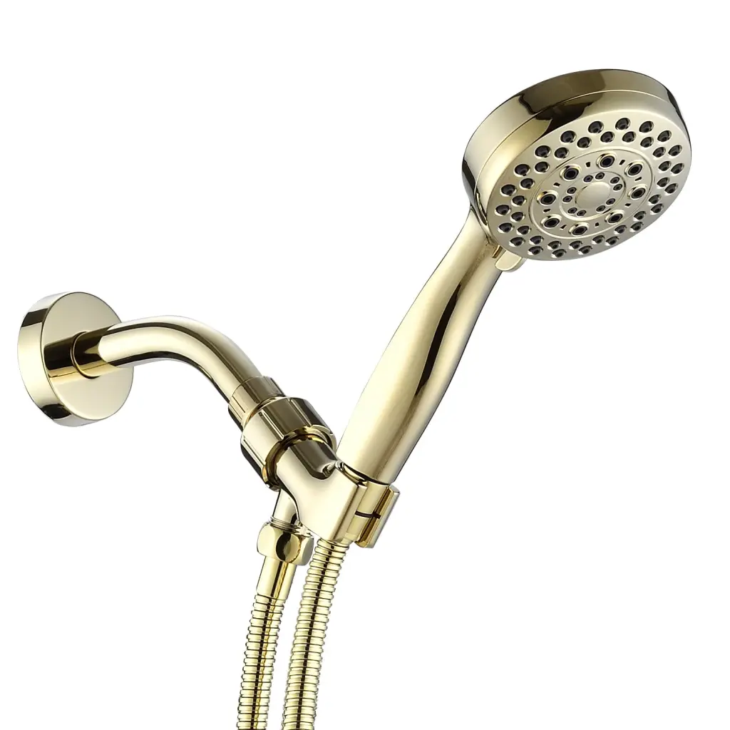 Gold High Pressure Handheld Shower Head Hose Bathroom Upgrade mexile