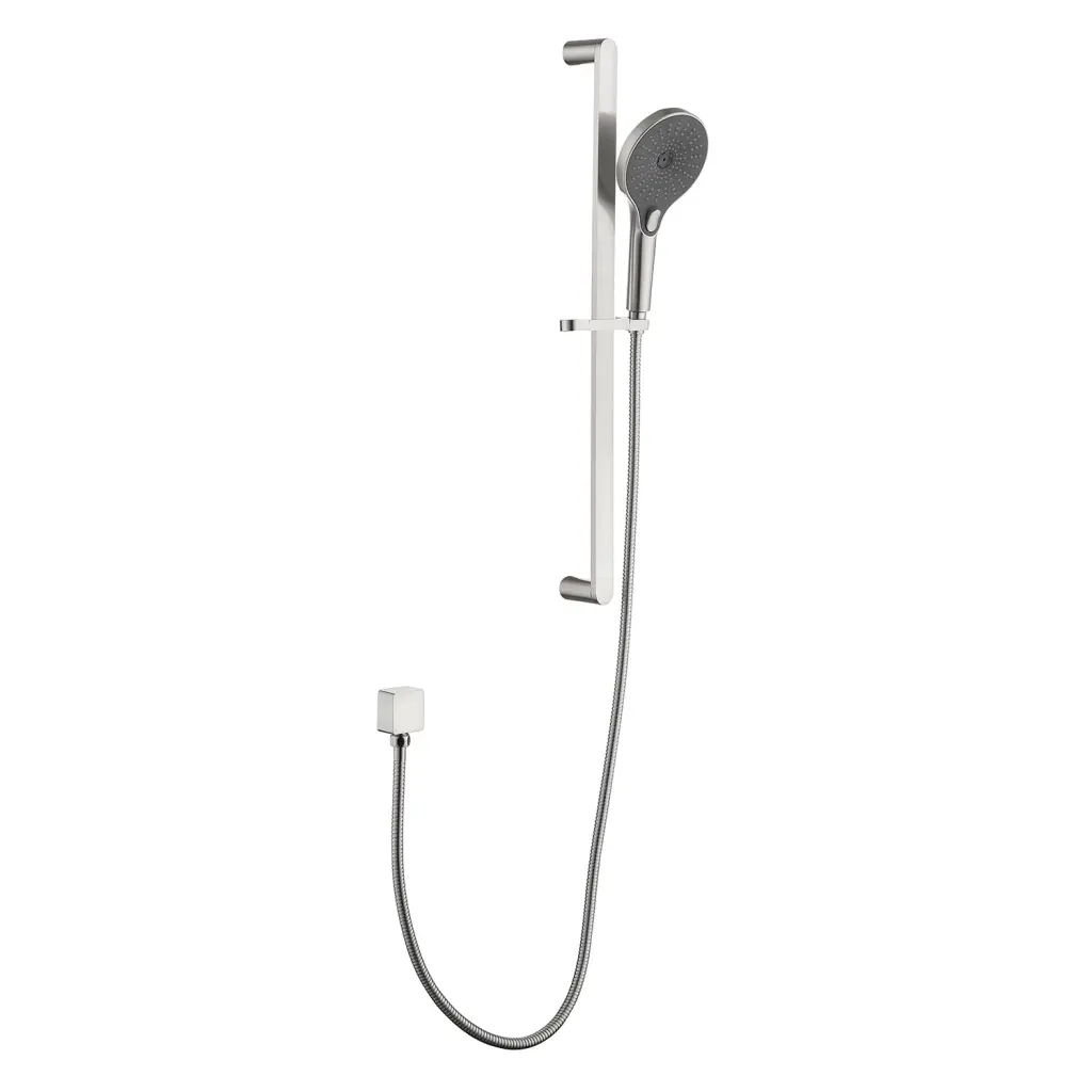 Handheld Shower 28 Inch Slide Bar and 59 Inch Hose Brushed Nickel w2287