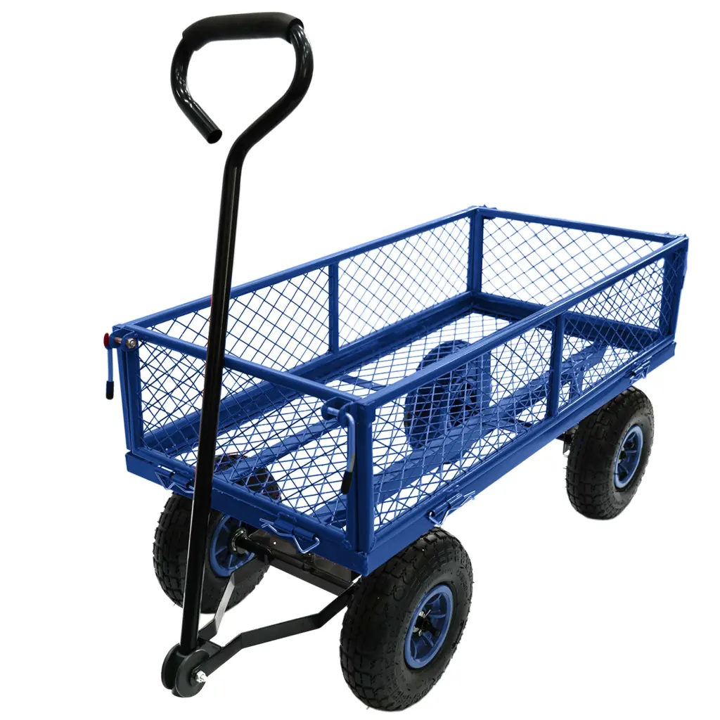 3 Cu. Ft. 300 Lbs. Capacity Removable Sides Metal Steel Mesh Heavy Duty Storage Bin urban