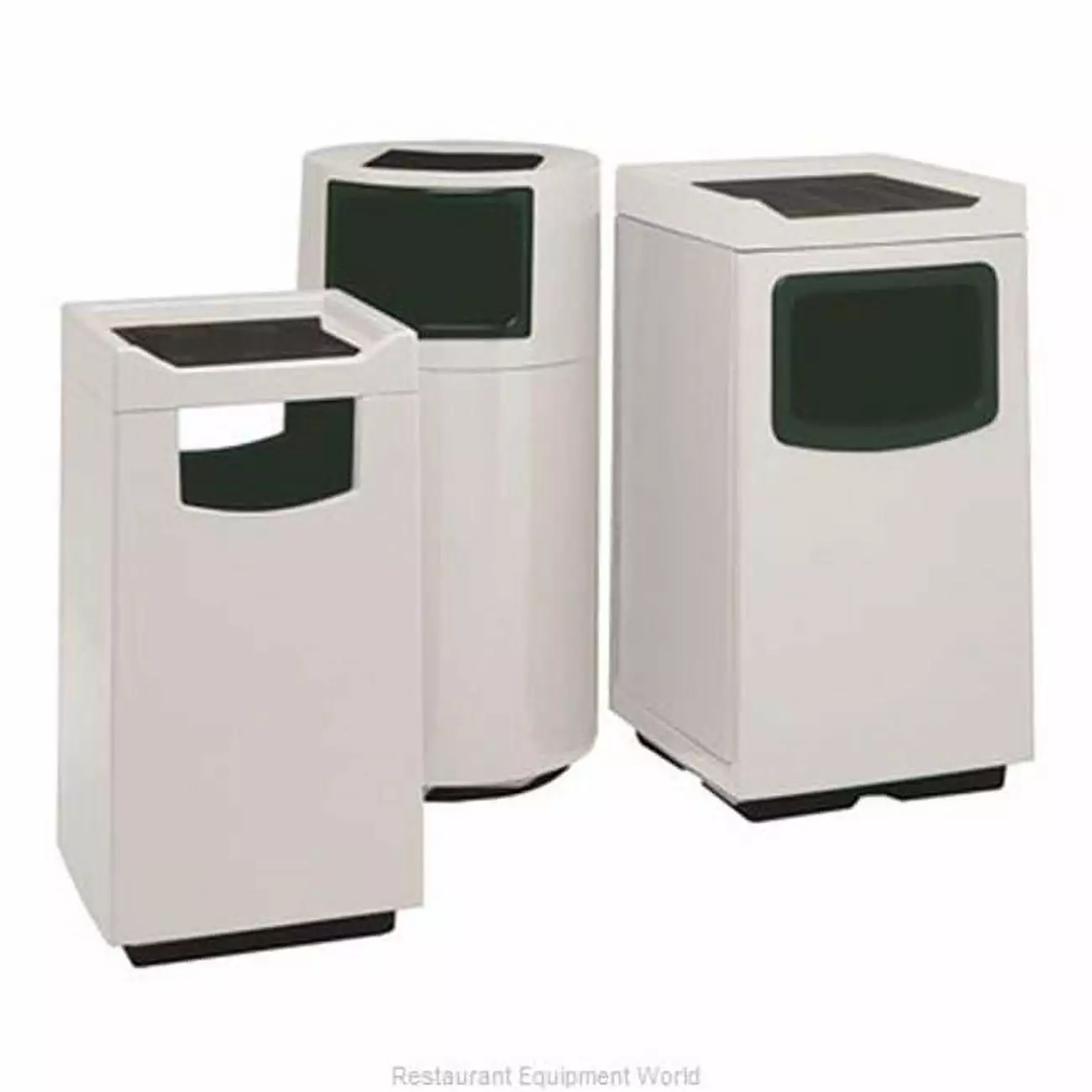 Trash Garbage Waste Container Stationary - 47 Gallon Pinpoint