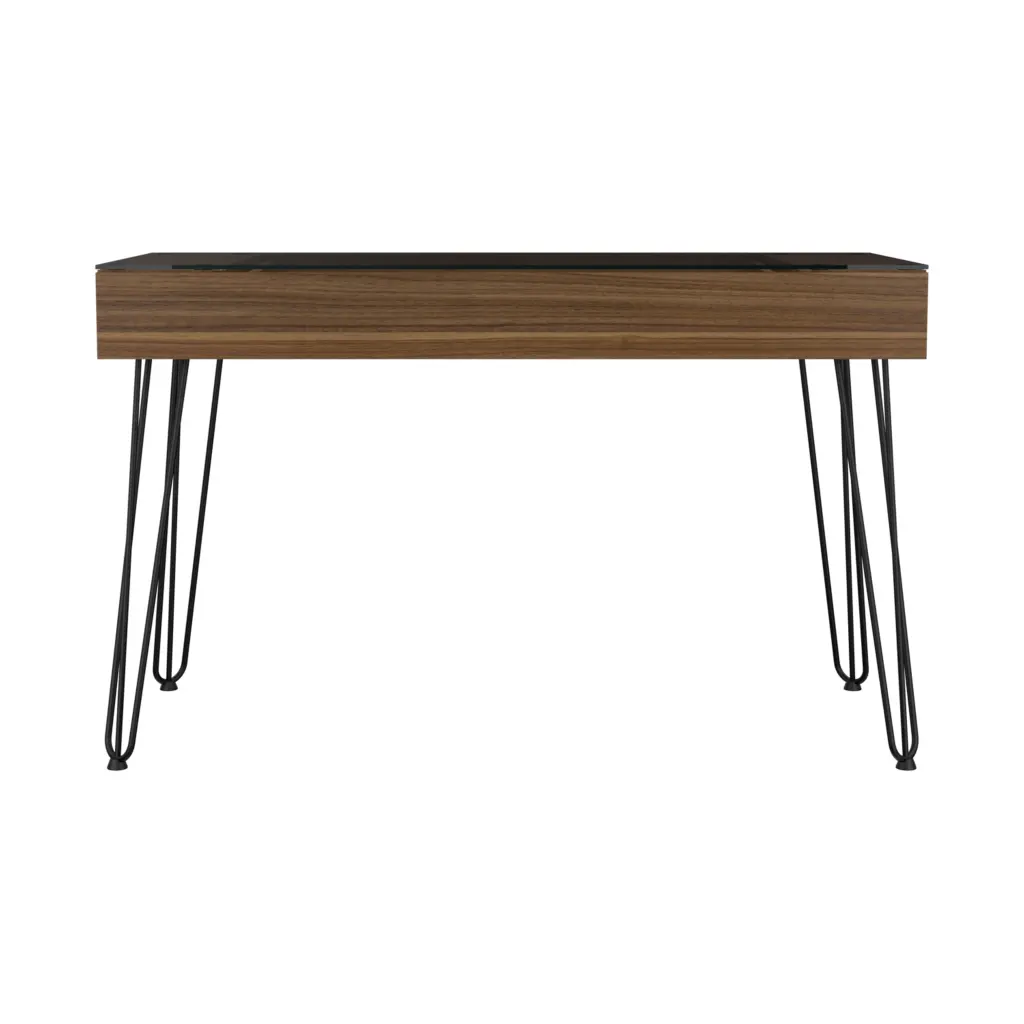 120 Drawer Rolo Desk Mahogany Particle Board Office Desk treevol furniture