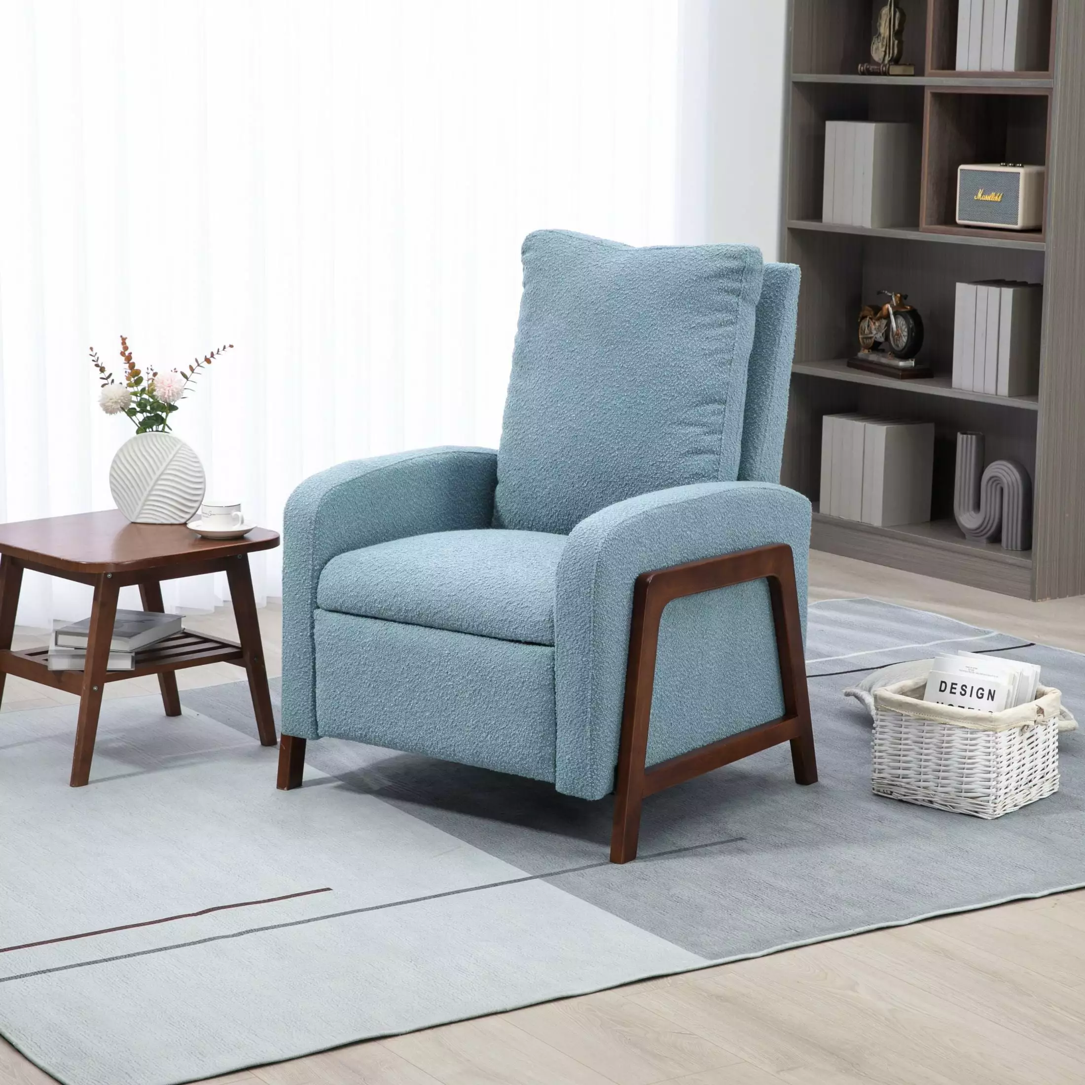 Recliner Chair Adjustable Home Theater Single Fabric Recliner Sofa XCY-4 CNCJ