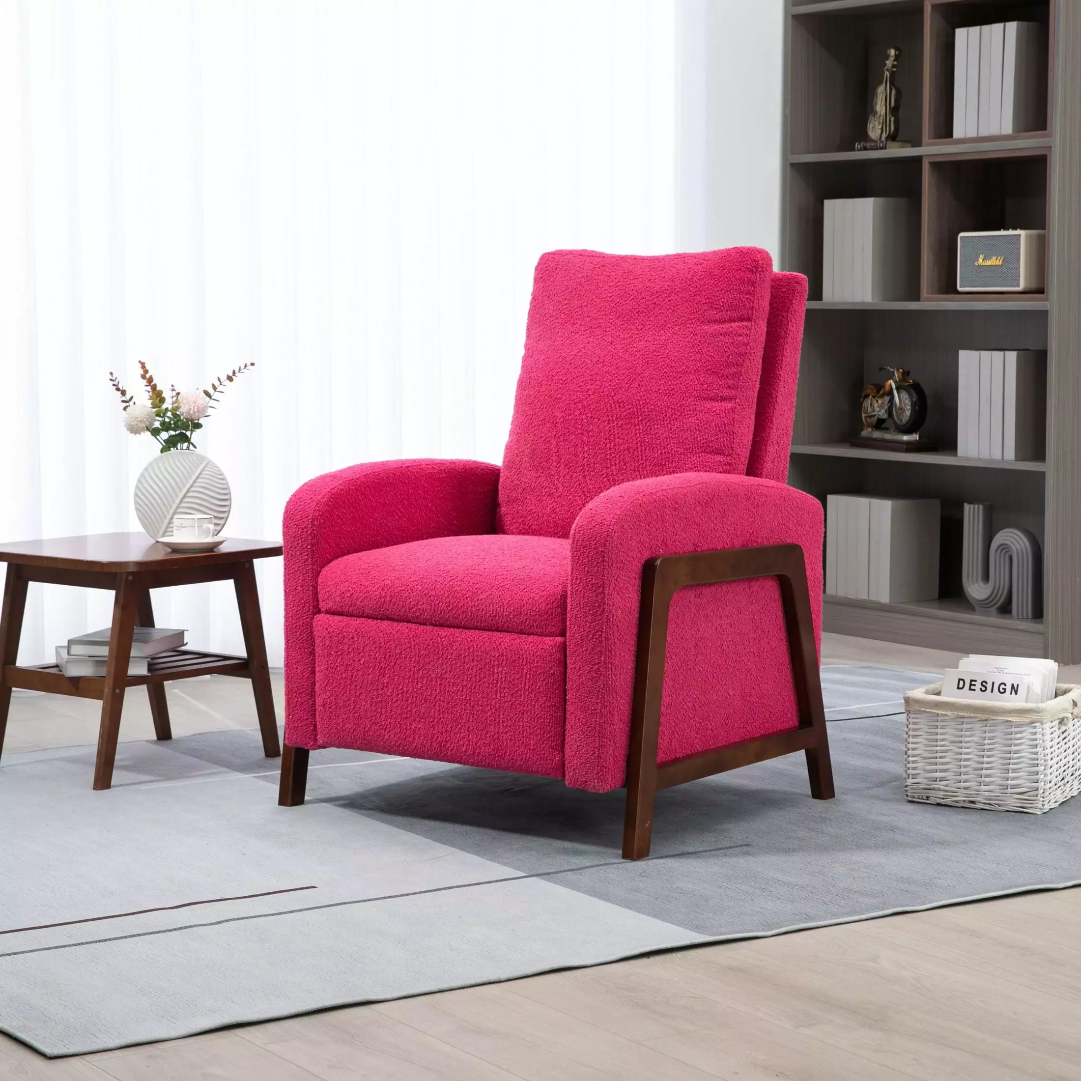 Recliner Chair Adjustable Home Theater Single Fabric Recliner Sofa XCY-3 CNCJ