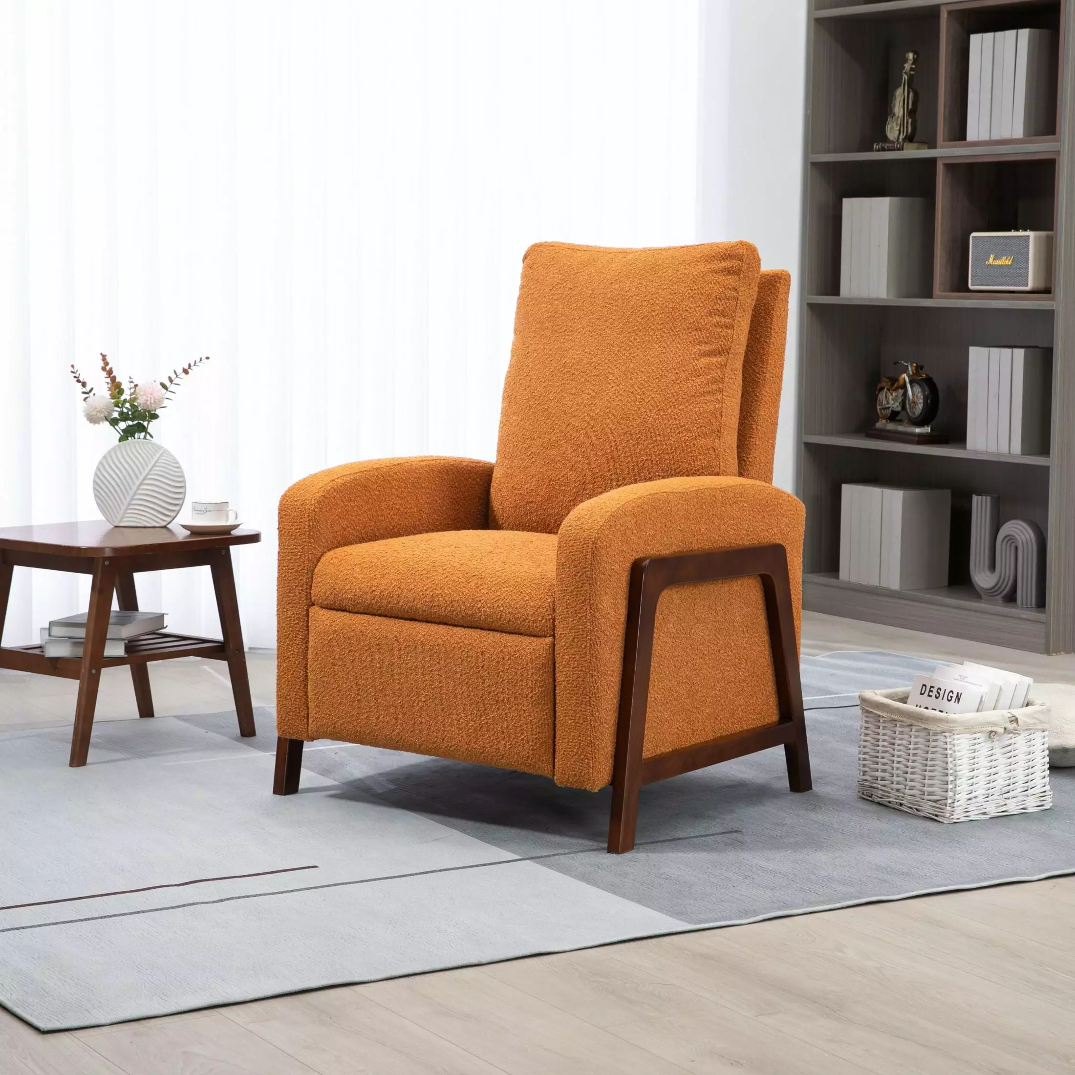 Recliner Chair Adjustable Home Theater Single Fabric Recliner Sofa XCY-2 CNCJ