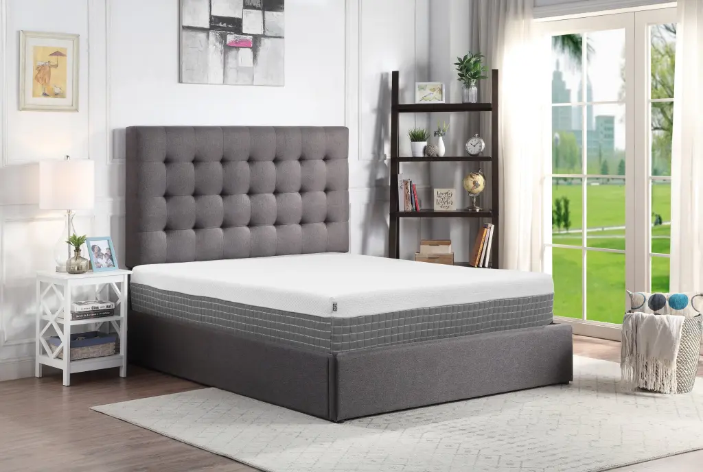 12 Inch Recharge Hybrid Cooling Hypergel Quick Response Foam And Coil Mattress bridgevine home