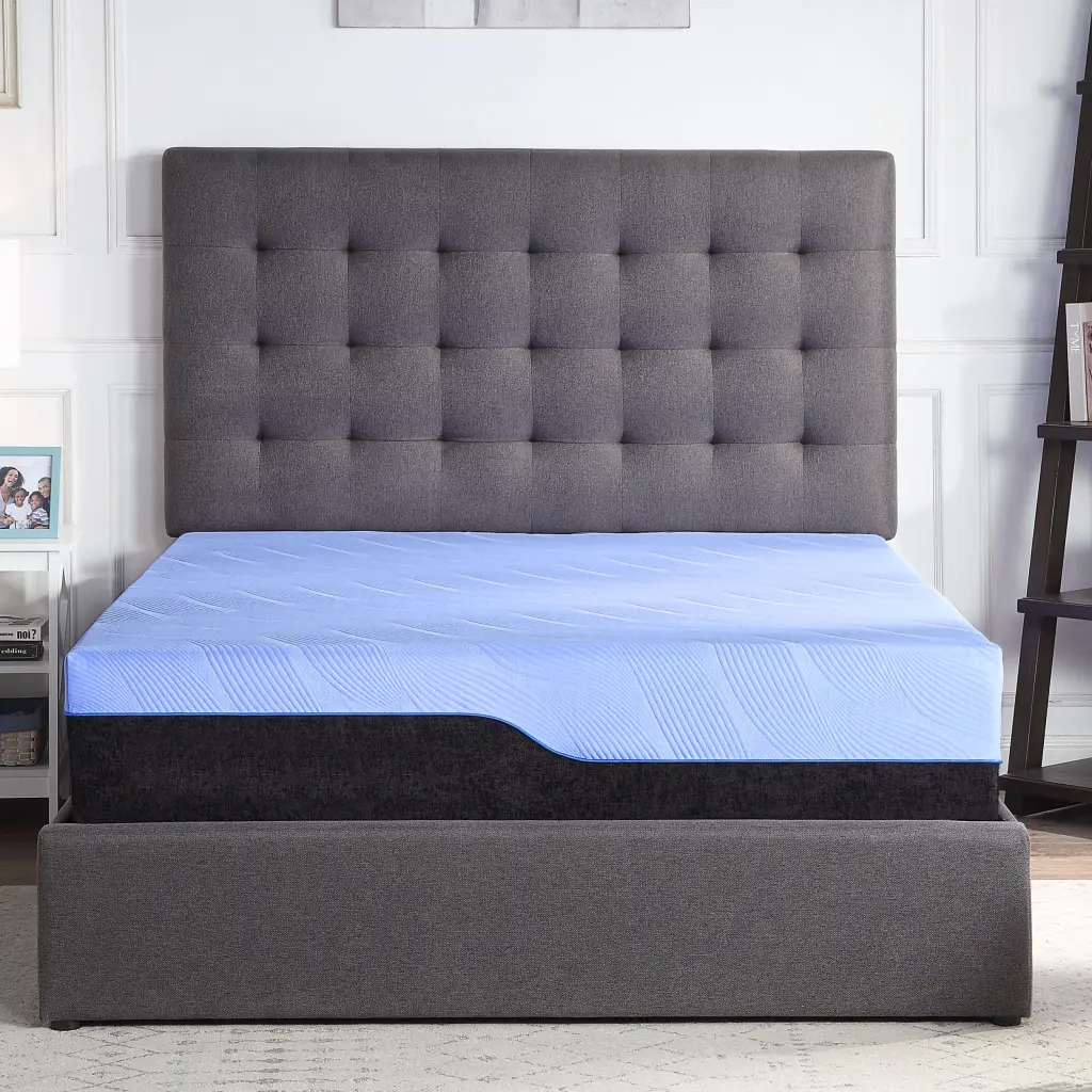 12 Inch Refresh Hybrid Cooling Mattress Latex Foam and Coil Adults bridgevine home