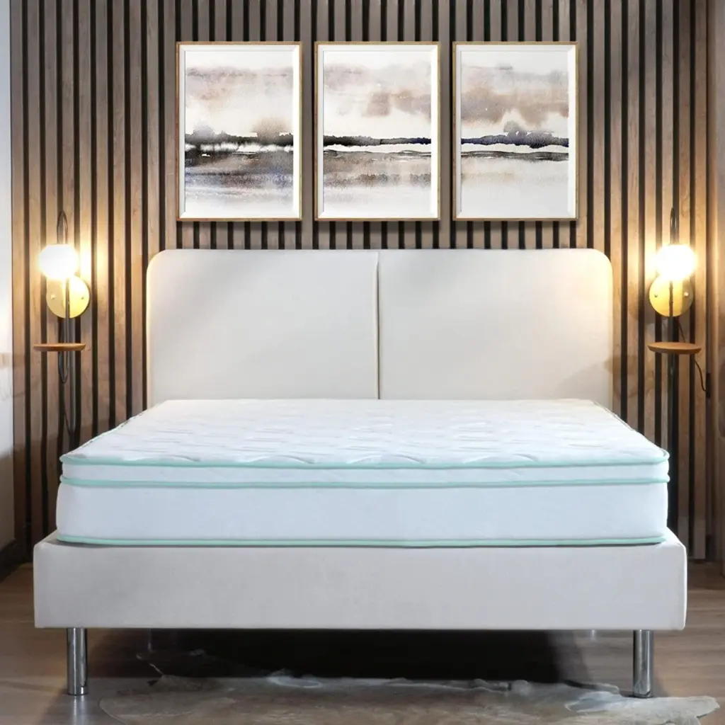 Full Size 8 Inch Medium Cool Gel Memory Foam Innerspring Hybrid Mattress brn sleep products
