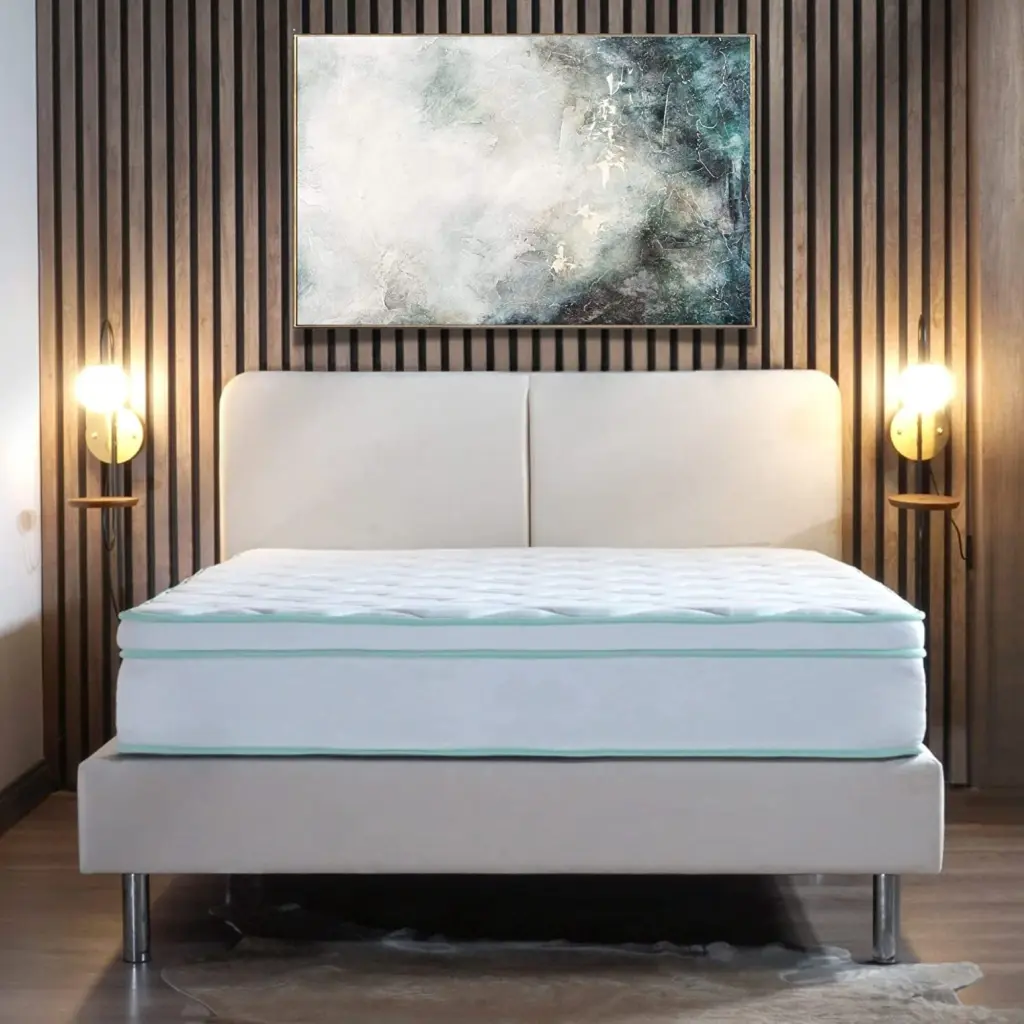 King Size 10 Inch Cool Gel Memory Foam Innerspring Hybrid Mattress brn sleep products
