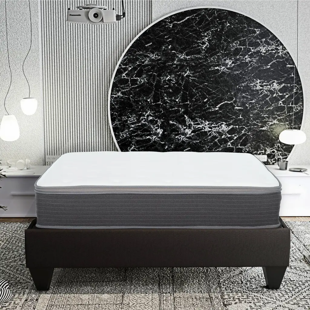 10 . Pocket Spring Hybrid Bed Box Mattress Full Gel Memory Foam Support kanepe