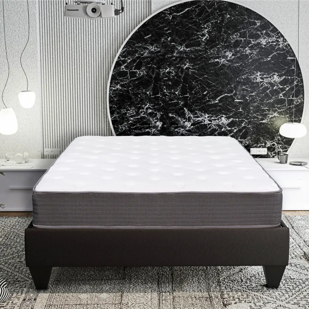 8 . Pocket Spring Hybrid Bed Box Mattress, Full, Soft Gel Memory Foam Comfortable Sleep kanepe