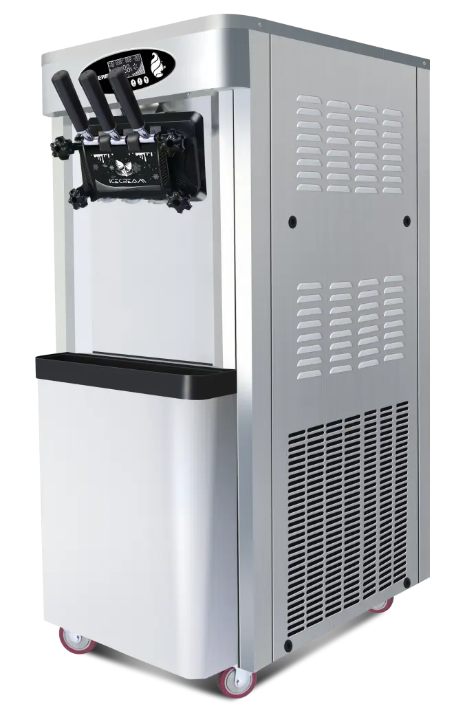 Commercial Vertical Ice Cream Machine 25-30L H Production Capacity hengbo store