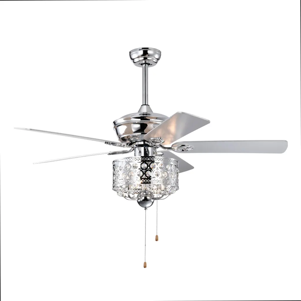 52 Inch Indoor Ceiling Fan Pull Chain Reversible Ac Motor hengermei