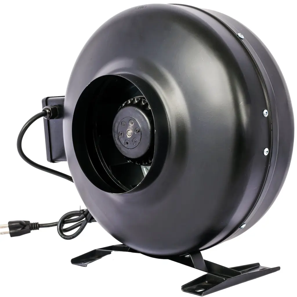6 Inch 412 Cfm Inline Duct Fan Air Circulation Vent Blower Hydroponics Grow Tents g-h