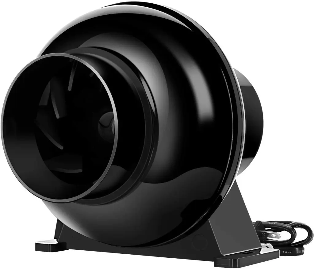 iPower 4 Inch 195 CFM Duct Inline Ventilation Fan Air Circulation Vent w1134dhs