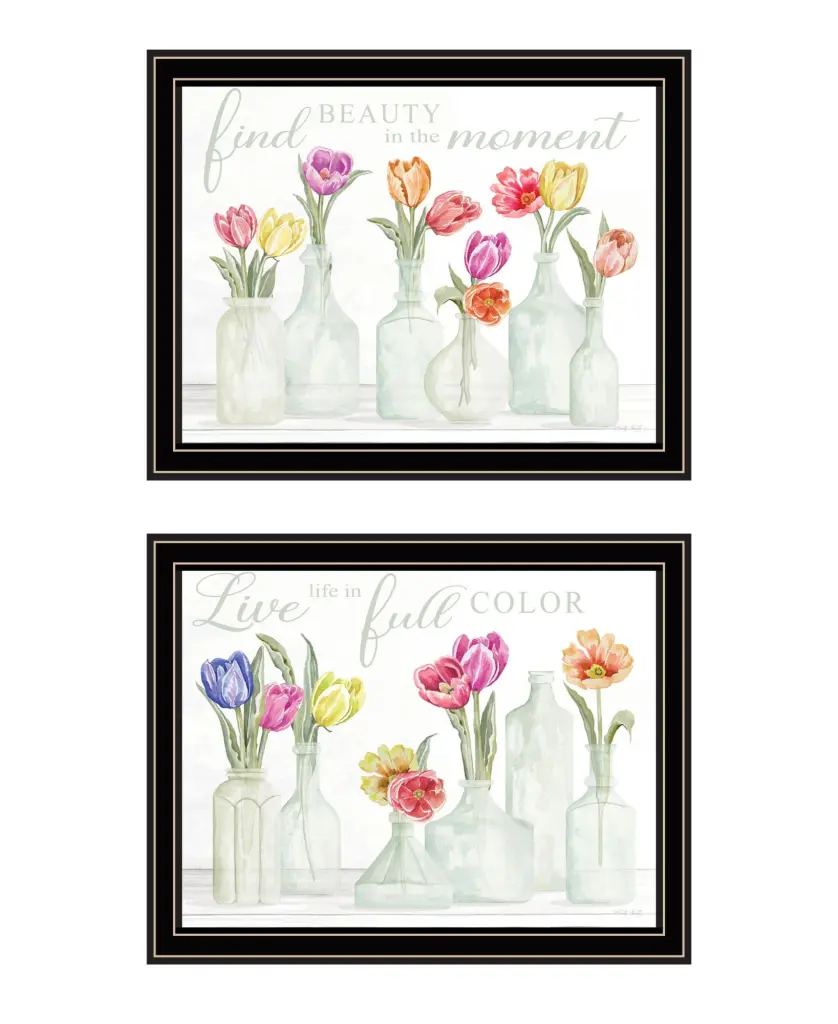 Live Beauty Moment Framed Wall Art Living Room trendy decor 4u