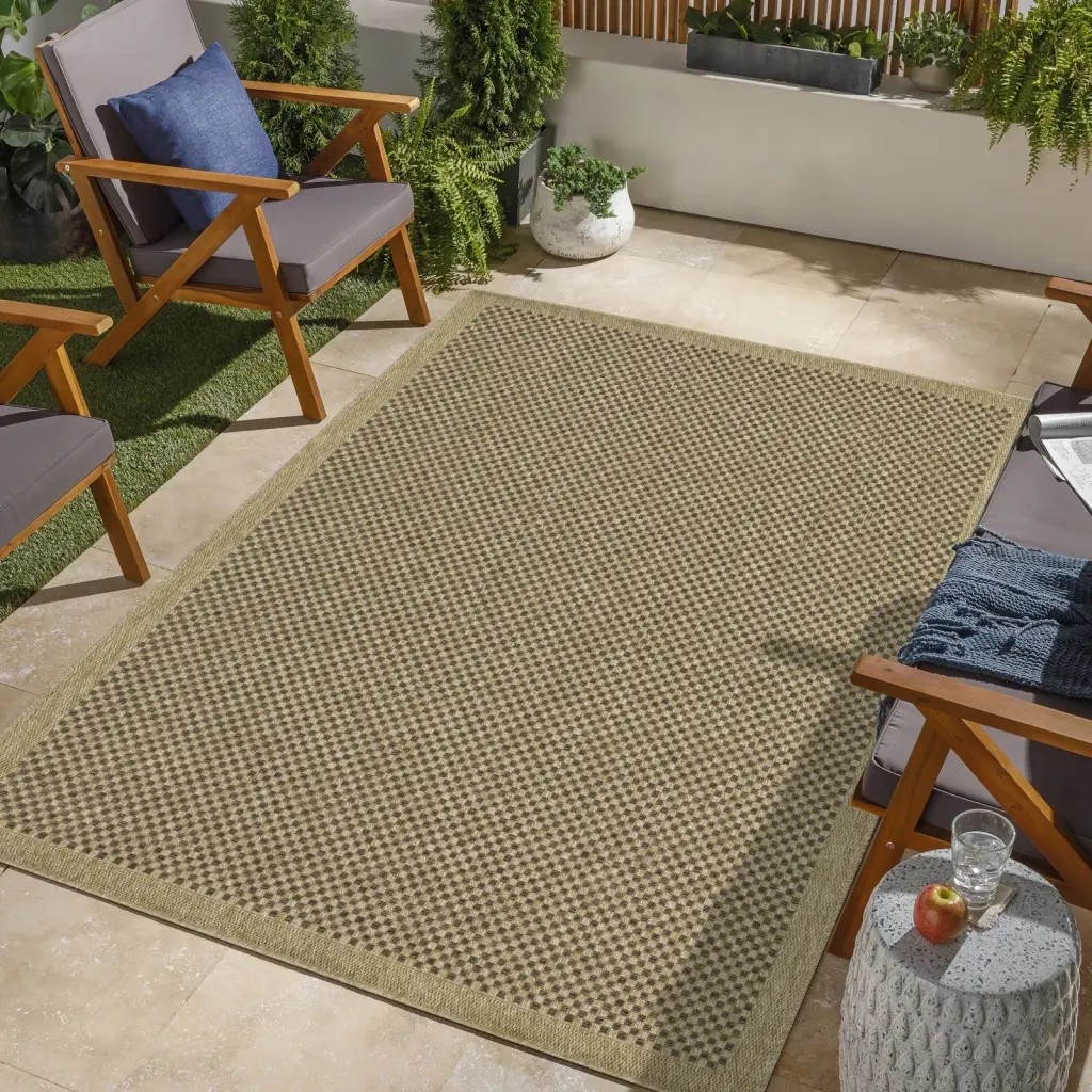 Earth GC NTL1005 Jute Mocha 7 Ft. 10 . X 10 Ft. 3 . Indoor Outdoor Rug icona home decor