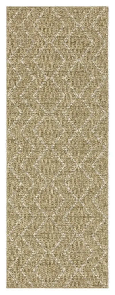 Earth Gc Ntl1011 Jute White 2 Ft. 7 . X 7 Ft. 3 . Indoor Outdoor Rug icona home decor