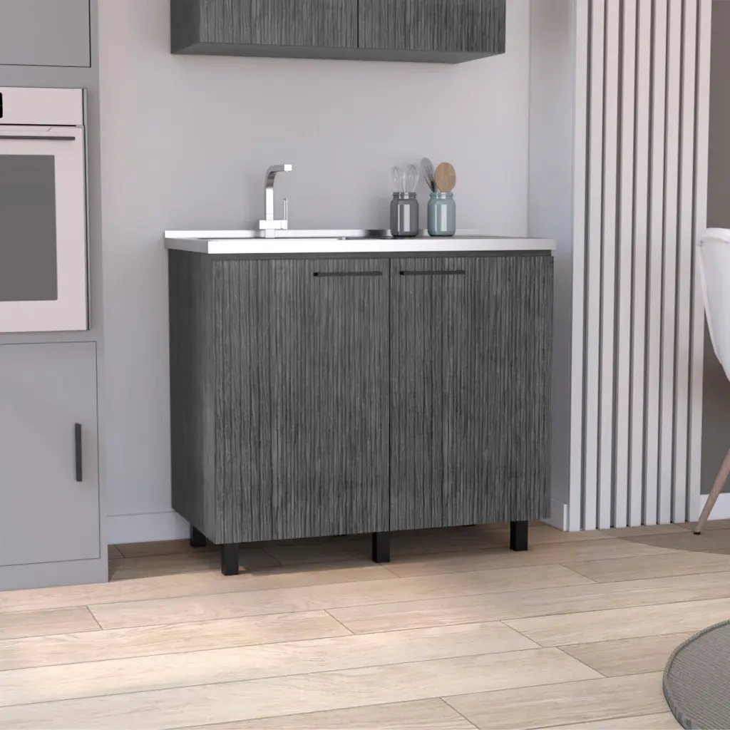 2 Freestanding Base Cabinet Stainless Steel Countertop depot e-shop