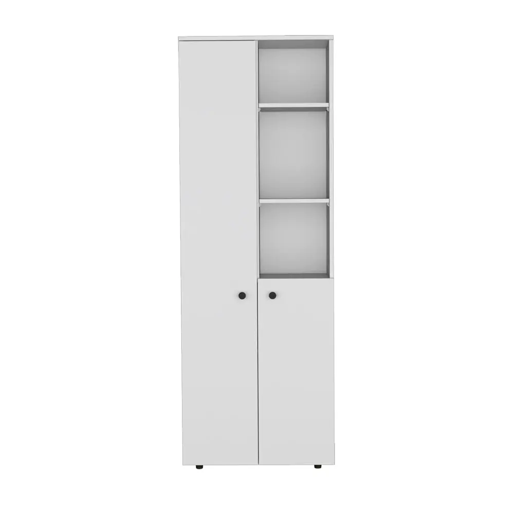 Multistage Riverton Kitchen White Black Particle Board Engineered treevol furniture
