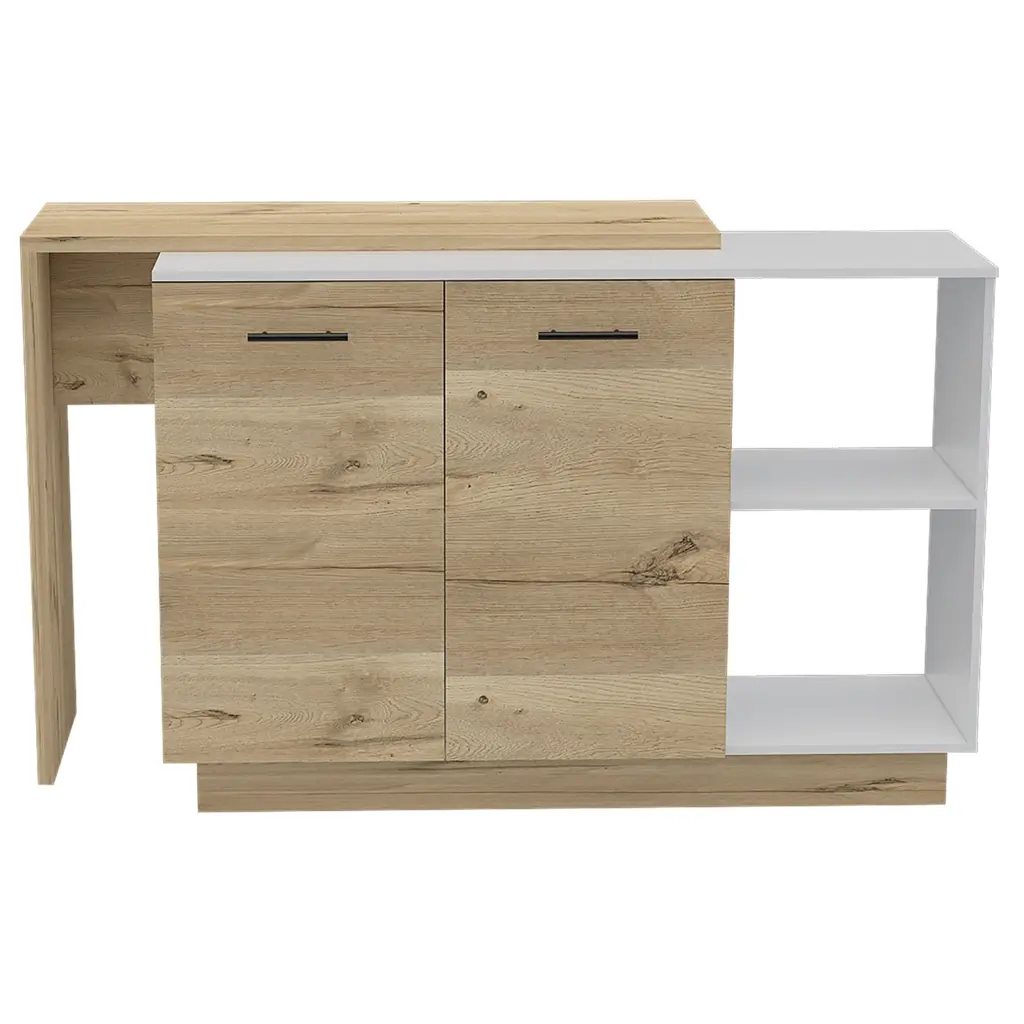 Kitchen Island Ohio White Light Oak Particle Board Mobile Kitchen Cart treevol furniture