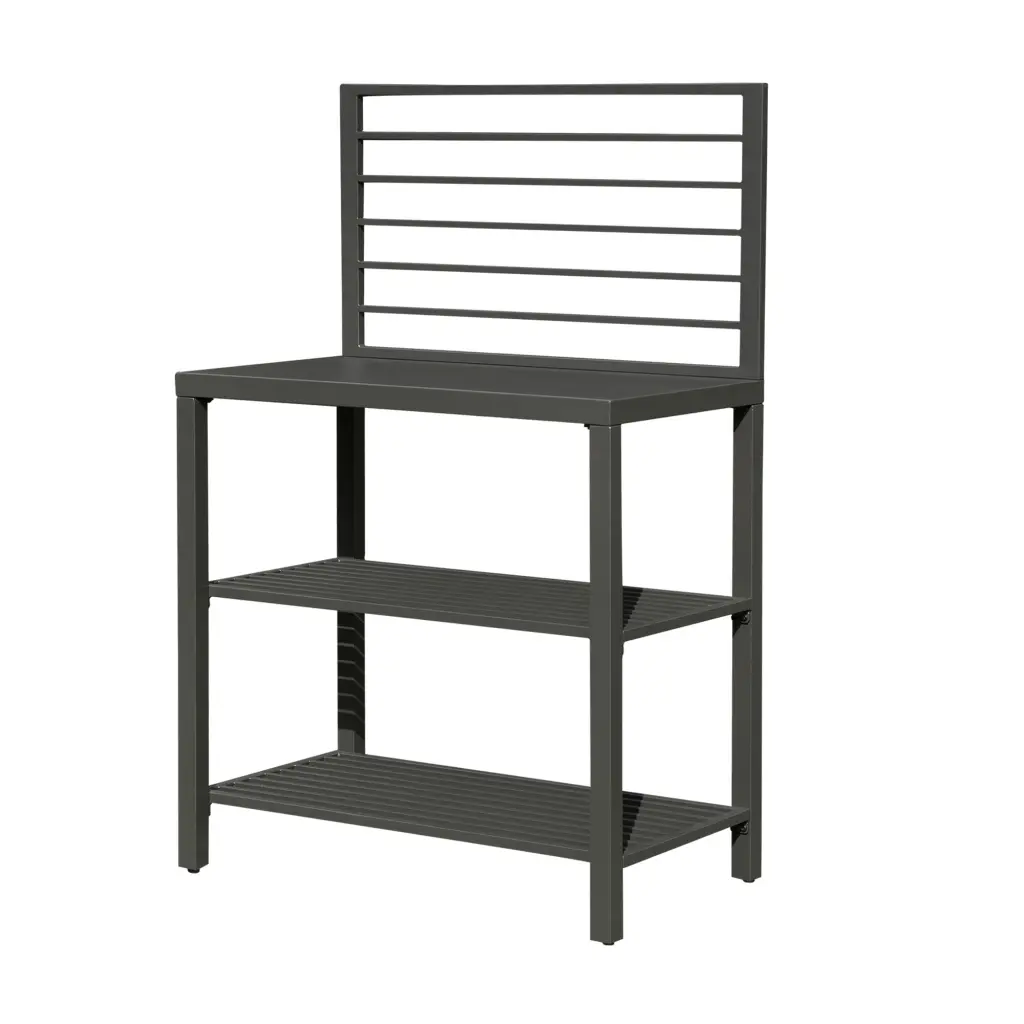 Outdoor Kitchen Island Storage Aluminum Construction crefise patio life
