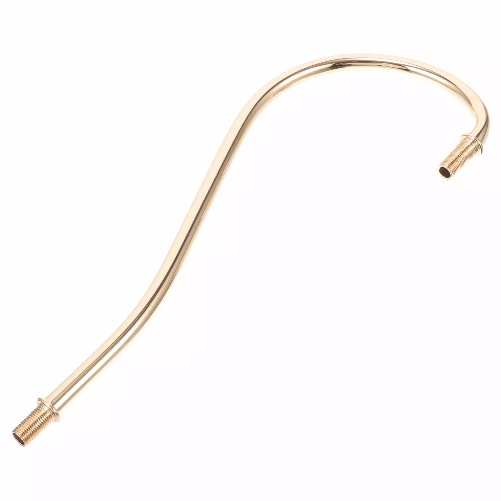 Desk Lamp Metal Elbow Lighting Fixture Downrods Kit Shade Replacement Parts Golden Glass