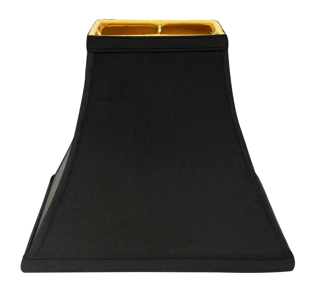 Slant Square Bell Hardsupport Lampshade Washer Fitter Black Modern Lighting alabama lamp shades