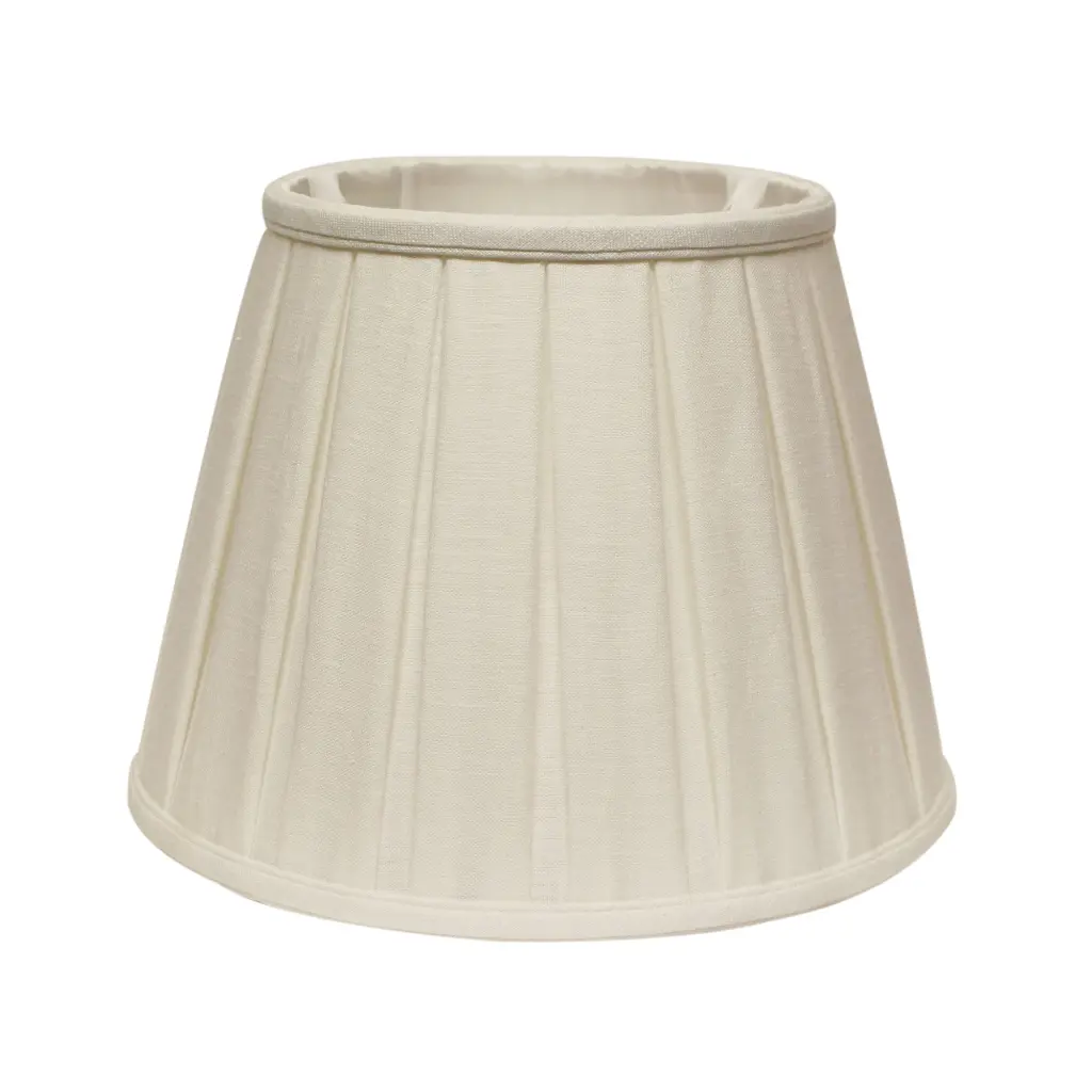 Slant Linen Box Pleat Softsupport Lampshade Washer Fitter White alabama lamp shades
