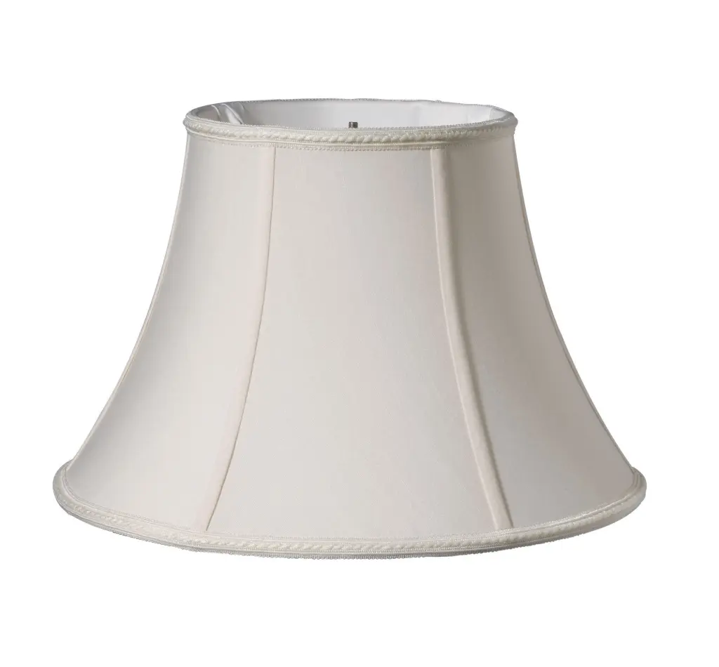 Slant Transitional Oval Lampshade - Soft Support Cream Color alabama lamp shades