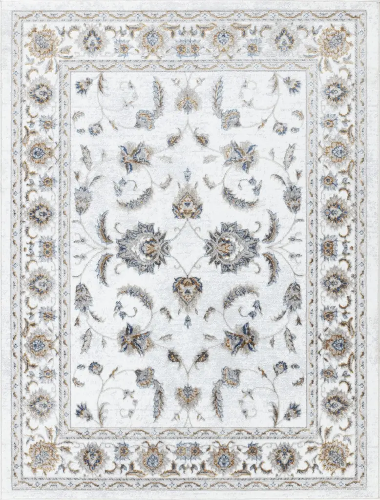 Legacy GC Cam8005 Multi 7ft 10in x 9ft 10in Area Rug White icona home decor