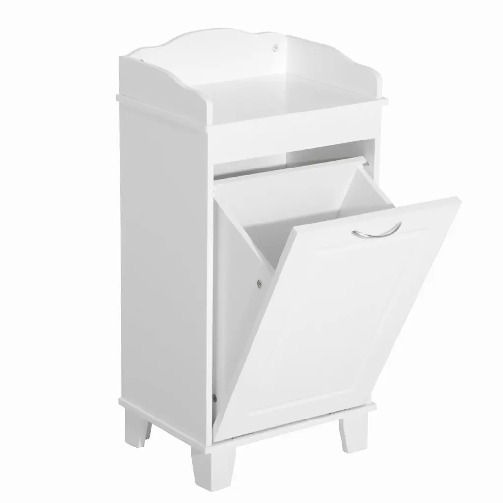 31 Inch Tilt Out Laundry Hamper Free Standing Home Arranger aosom business