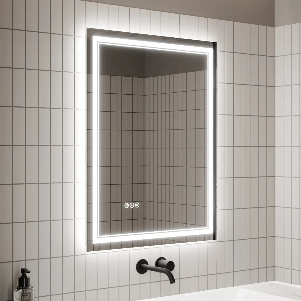 Led Bathroom Mirror 28X36 Inch Bathroom Vanity Mirrors Lights global chain solutions