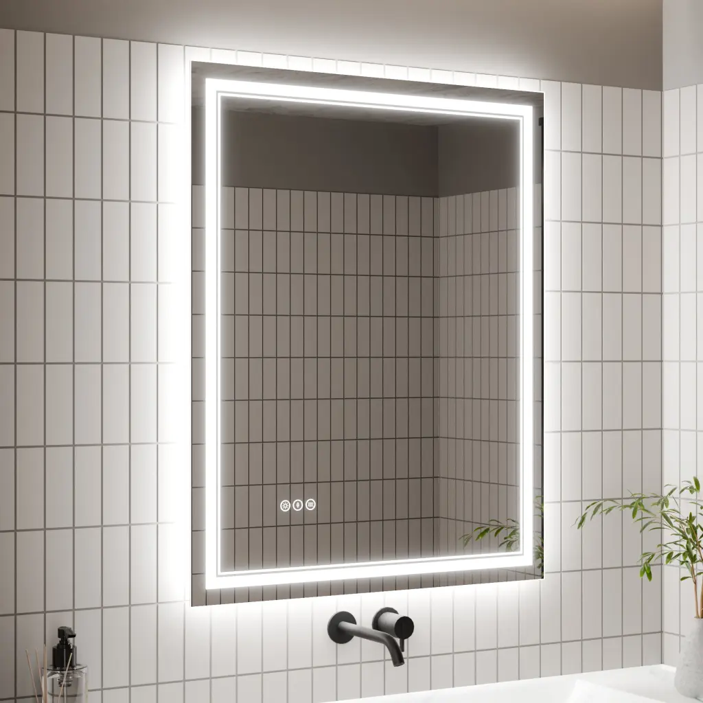 LED Bathroom Mirror 32X40 Inch Bathroom Vanity Mirror Lights global chain solutions