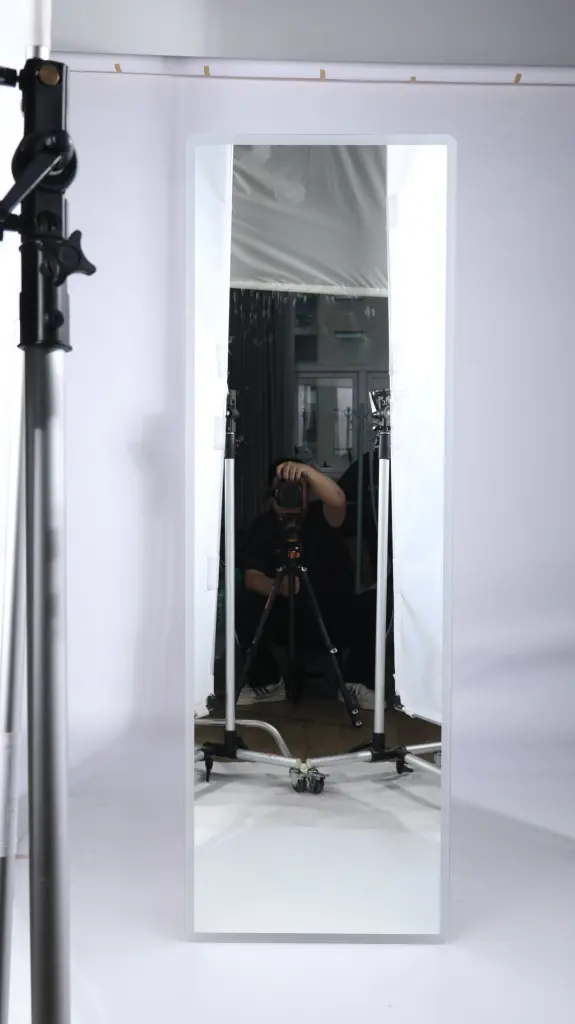 Full Length Mirror Lighted Vanity Body Mirror LED Mirror Wall Mounted Makeup Mirror ld home