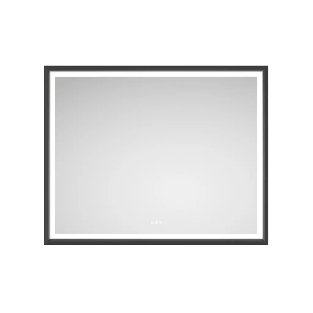 60 Inch W X 48 Inch H LED Lighted Bathroom Wall Mounted Mirror High Clarity rnb