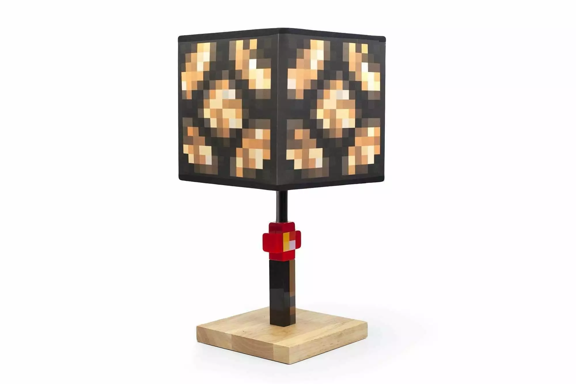 Minecraft Glowstone 14 Inch LED Desk Night Light Bedroom, Gaming, and Office Mood Lighting