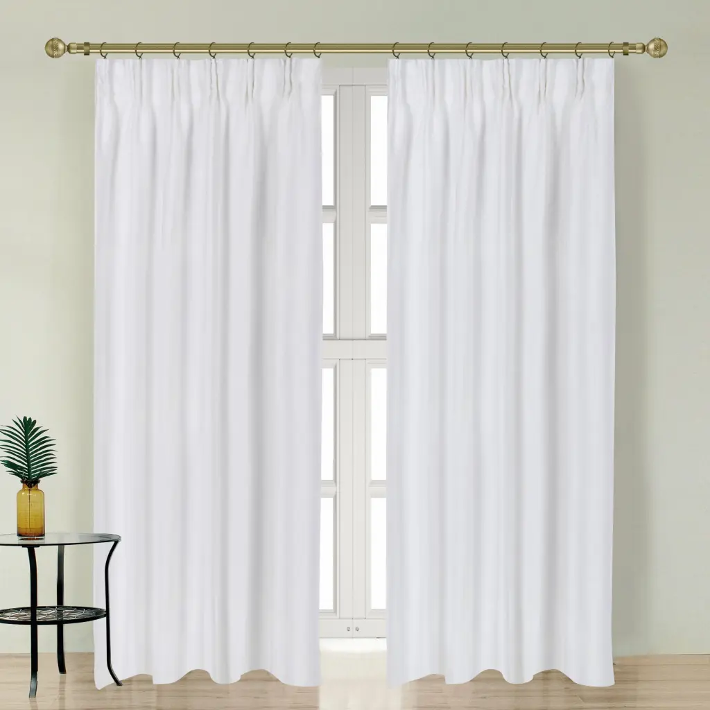 Newport Cotton Lining Window Curtains Bedroom, Linen Look Drapes real linen