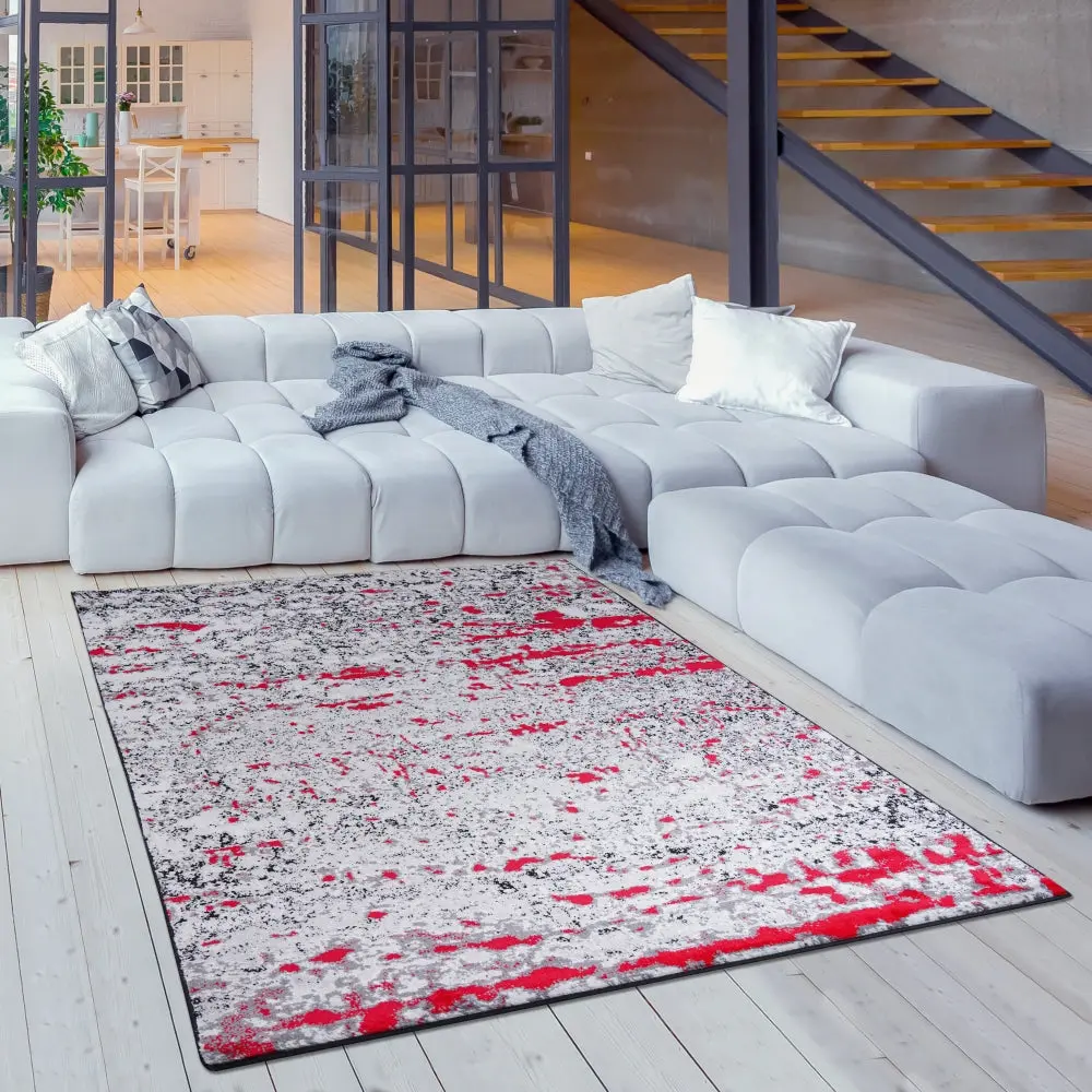 Jersey Area Rugs 7X10 Black Carpets Livingroom Soft And Durable furnia
