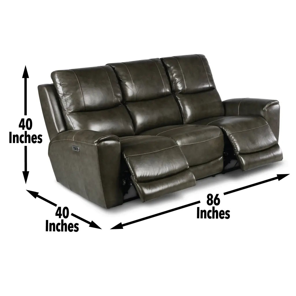 Laurel 3 Piece Power Reclining Living Room Set Gray Dark Gray Wood Modern Sofa Set steve silver furniture