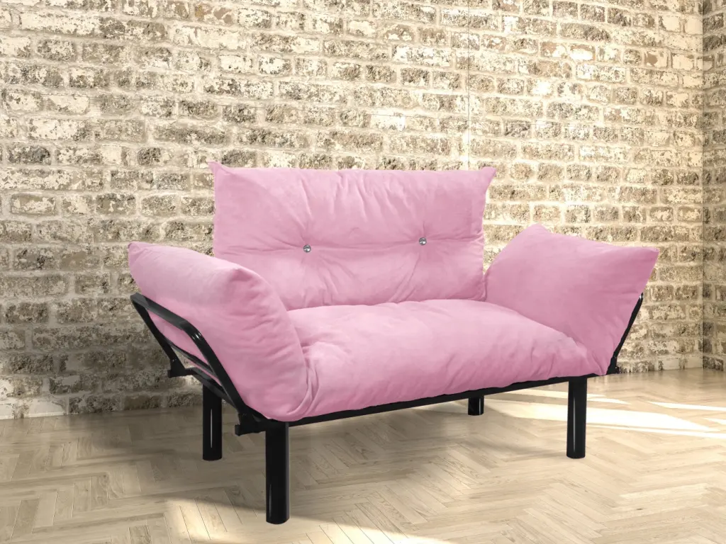 Ada Beautiful Seat Pink Foam Metal Frame furnia
