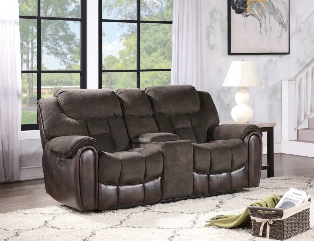 Easy Maintenance Loveseat Pleated Back Ultra Plush Fabric Multi Functional Sofa steve silver furniture