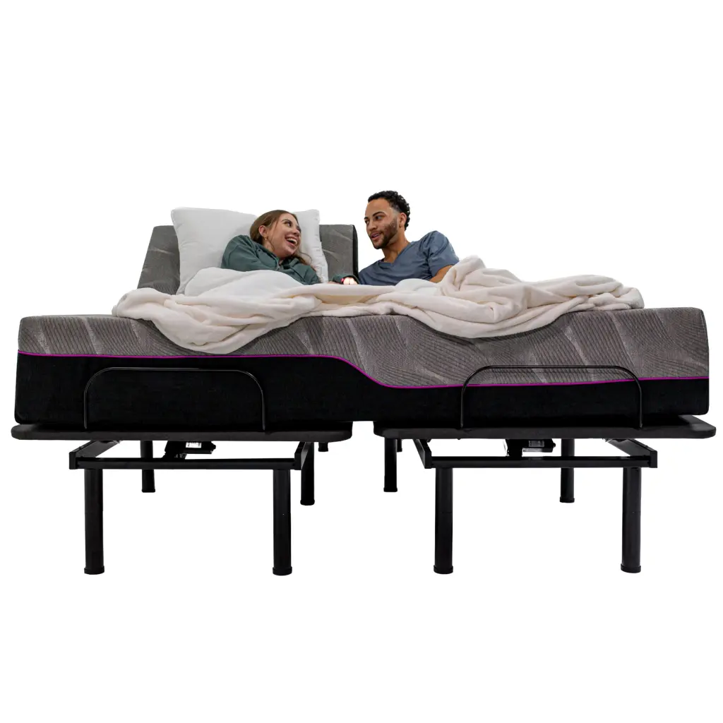 11 Inch Reflex Head Memory Foam Mattress And Adjustable Base Bundle bridgevine home