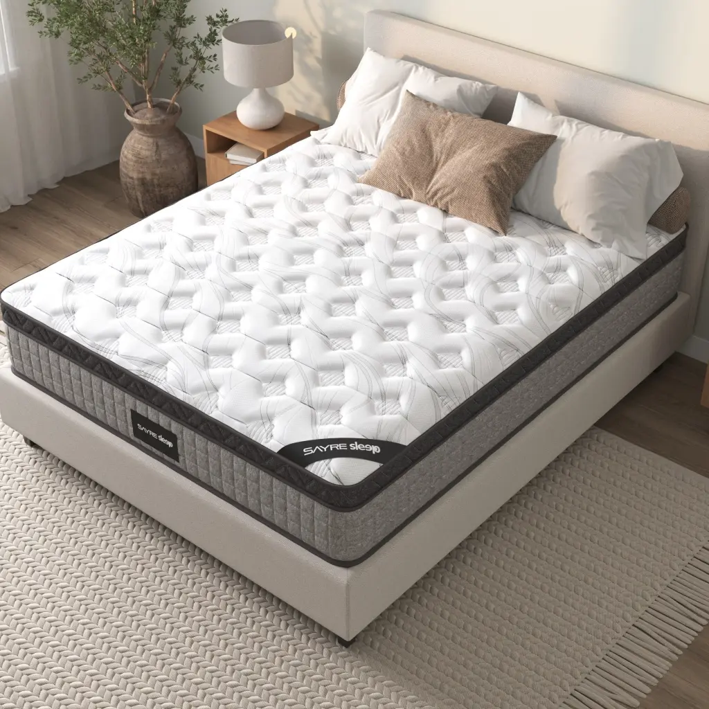 Assembled USA High Standard 12 King Diamond Innerspring Hybrid Mattress sayre sleep