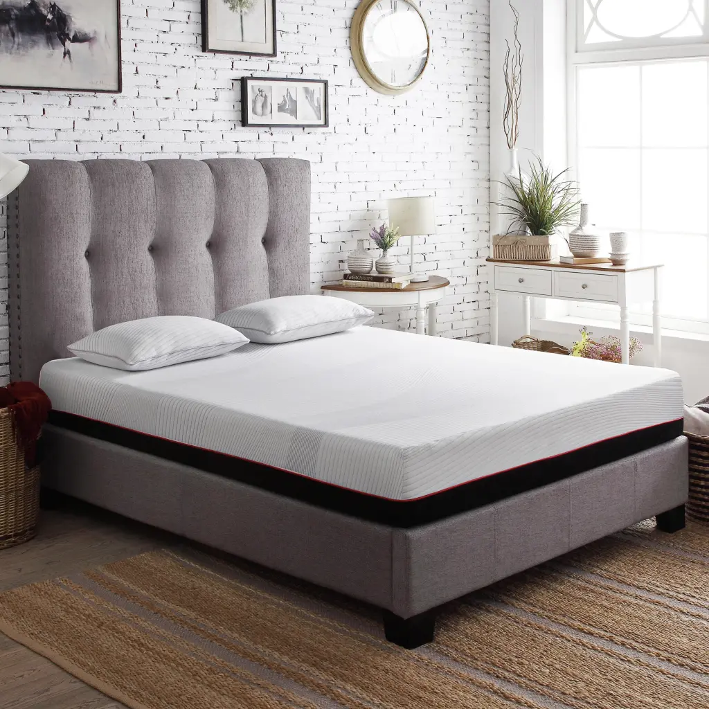 10 Inch Regen Cooling Copper Infused Memory Foam King Size Mattress Adults bridgevine home