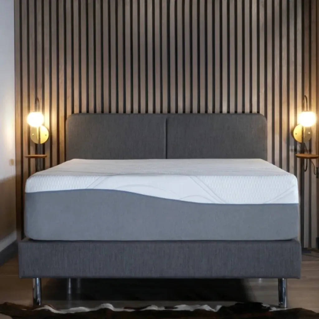 Twin XL Size Kruger 14 Inch Medium Cooling Gel Memory Foam Pocket Spring Mattress brn sleep products