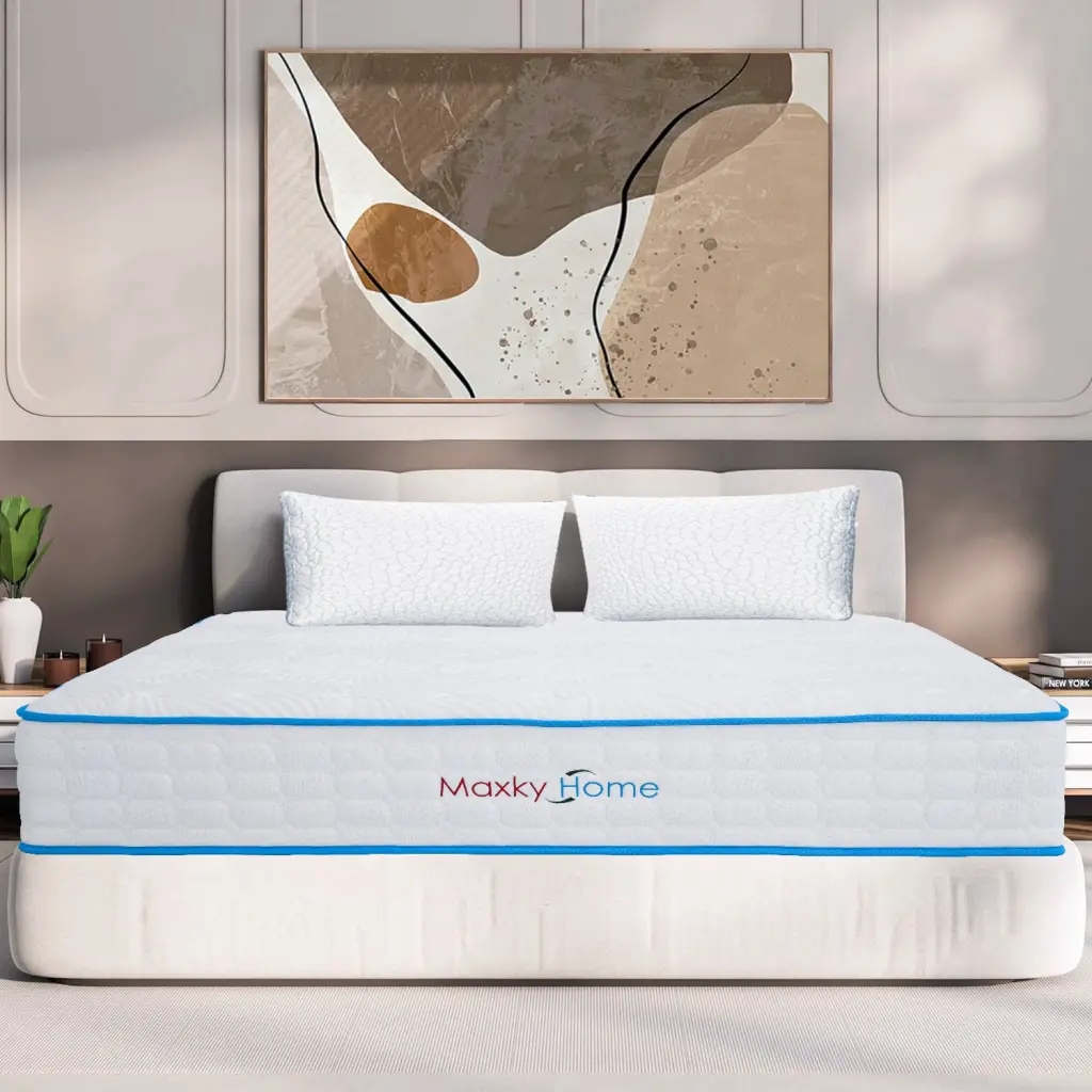 10 Inch Twin Mattress Pillows Gel Memory Foam Mattress Bed Box maxky home
