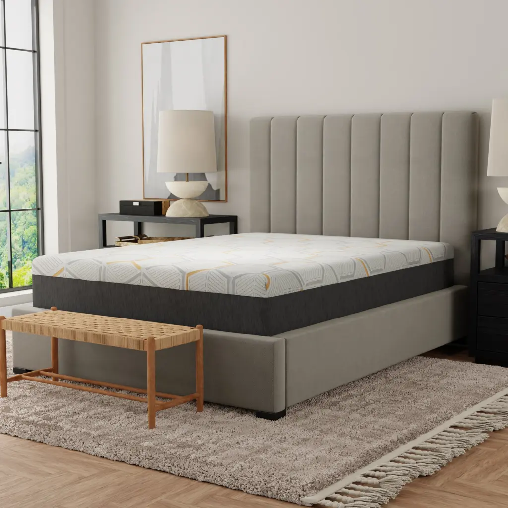 12 Inch Copper Gel Cooling Memory Foam Mattress Edge Support And Airflow motiontrend