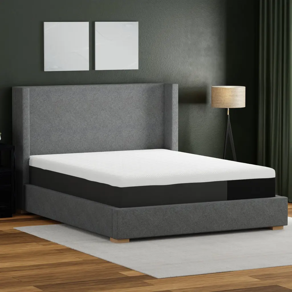 12 Inch Plush Gel Memory Foam Mattress Full Size White Foam motiontrend